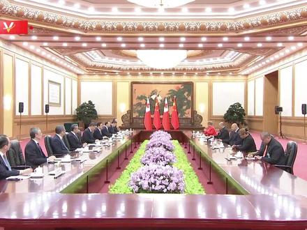 现场视频丨习近平会见汤加国王:坚定站在一起 赓续传统友谊 加强团结合作