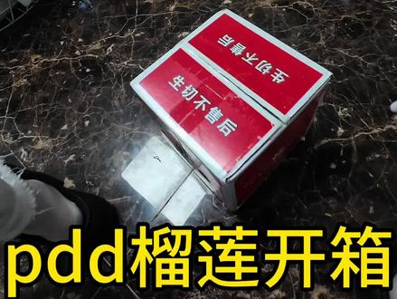 看到很多人pdd团购榴莲,立马下单!夯!#榴莲#pdd榴莲盲盒