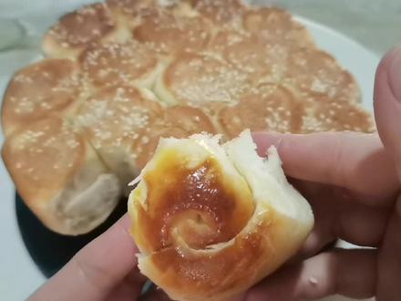 烤馒头又叫老式小面包,孩子想吃妈妈立马做,色泽金黄柔软又拉丝 #在家做美食 #在家做面包