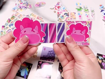 挑战两块八的小马宝莉安静书,用了两天才完成,过程太崩溃了 #安静书 #小马宝莉 #豆豆本 #手工diy #玩具