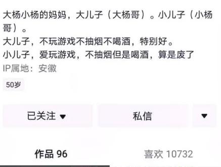 看杨妈是怎么介绍两个儿子的😂😂#小杨哥精彩片段