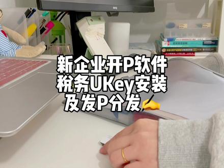 新企业S务UKey怎样安装,分发发P,乐观积极,必定风生水起#会计 #tt会计实操 #工作vlog