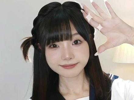 不编发不掏洞!水原千鹤jk发型🎀30s轻松get!#发型教程 #手残党也能学会的发型 #水原千鹤 #中短发 #jk