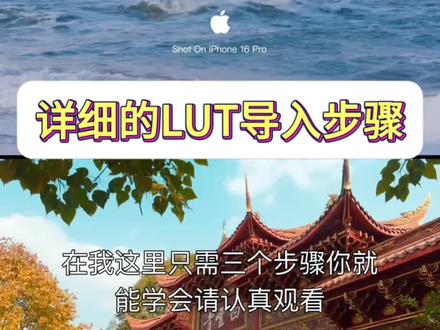 Blacknagit Cam 详细导入lut步骤#苹果手机LUT调色套装#苹果官方LUT调色包#lut滤镜包
