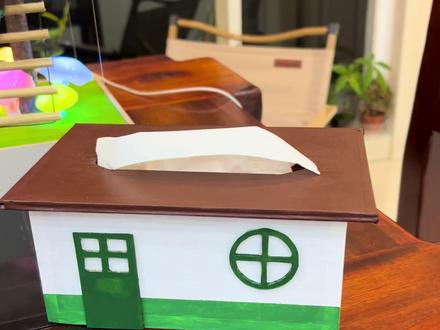 仅用废纸板就能制作一个超漂亮的抽纸盒,快带孩子一起做吧 #亲子手工 #手工制作 #手工diy #废物利用 #变废为宝