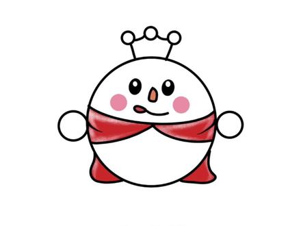 #蛋仔派对 #蜜雪冰城雪王 #可爱简笔画 零基础教你画雪王!