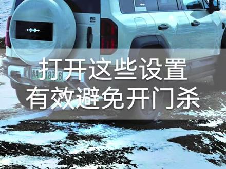 打开这些设置,让你的方程豹有效避免开门杀 #金牌传播官 #方程豹用车小技巧 #哈尔滨方程豹 #拥豹迎新春策马启新程