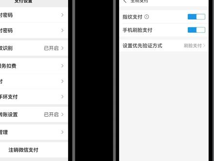 同一部手机,为什么支付宝支持刷脸支付,微信不支持呢? #刷脸支付