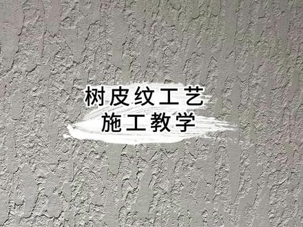 艺术漆树皮纹工艺教学分享#家装 #涂料厂家 #墙面装饰 #树皮纹工艺 #艺术涂料