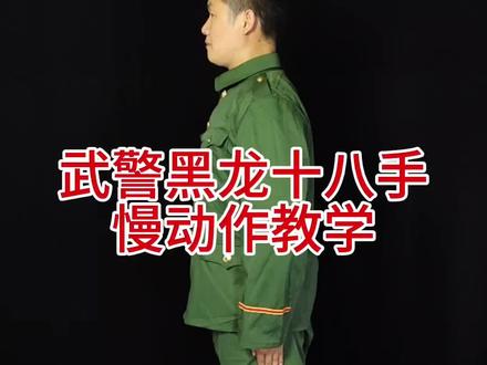 传说中的黑龙十八手慢动作教学 招式刚猛阴狠,早年限制传播,整套慢动作教学,一睹原版风采。建议收藏学习。#黑龙十八手 #擒敌拳 #军体拳 #擒拿格斗防身术 #退伍不褪色