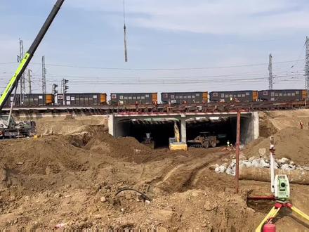 曲港高速引线下穿朔黄铁路隧道实地拍摄,通车后,蠡县人出行将更加便利!#蠡县道路 #蠡县微迅旗下达人#家乡