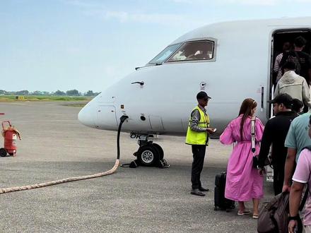 在尼泊尔做小飞机,太吓人啦 #环游世界 #尼泊尔 #旅行