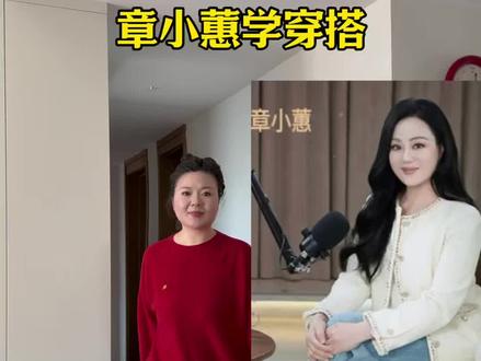 普通人学习章小蕙穿搭#章小蕙同款 #章小蕙 #鲁豫对话章小蕙 #微胖女生 #微胖穿搭
