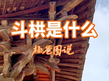 斗栱是什么?为什么古建筑屋檐下有很多“尖牙”一样的东西?#传统文化 #古建筑之美#中华文化@抖音青少年