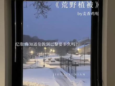 你知道伦敦到巴黎要多久吗#荒野植被 #纪淮 #许年