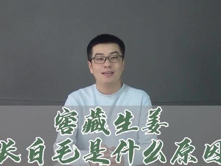 窖藏生姜长白毛是什么原因?#中姜网 #生姜 #生姜种植 #天下良田中姜网