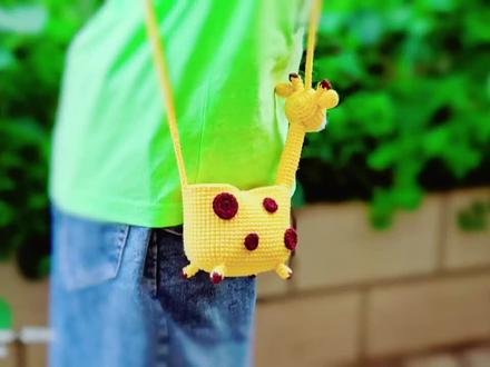 新手教程,钩针编织小鹿包包大号,教程2 #钩针编织教程 #手工diy #钩针基础教程 #钩针教程 #手工