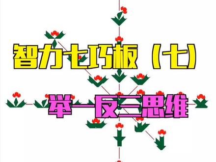 智力七巧板教学之举一反三