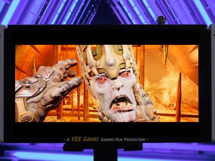 Switch Oled 游戏手持模式实机画面 - 毁灭战士永恒 Doom Eternal