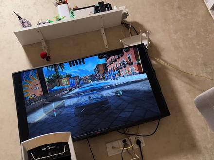 小米平板6pro+小米电视+ps5手柄=解锁新技能=躺床耍#巅峰极速 😎