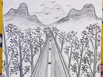 高速公路,安全到达#零基础学画画 #一起学画画 #想画就画