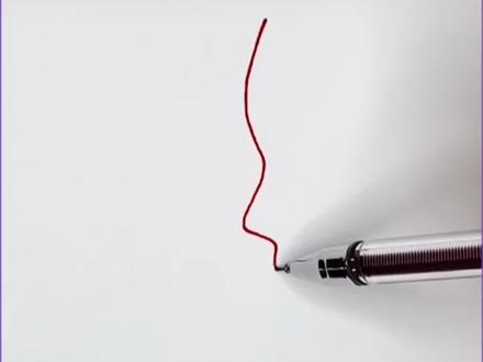 教你一条线画两个亲吻的人#育儿#亲子#萌知计划@抖音青少年