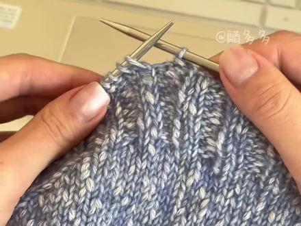 双螺纹弹性收针教程📝
#棒针编织 #棒针 #棒针教程 #毛线