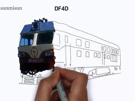 东风4D内燃机车