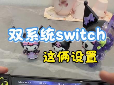 新手必看!双系统switch到手后两个重要设置一定要打开!#任天堂switch #双系统switch #switch大气层 #switch新手教程
