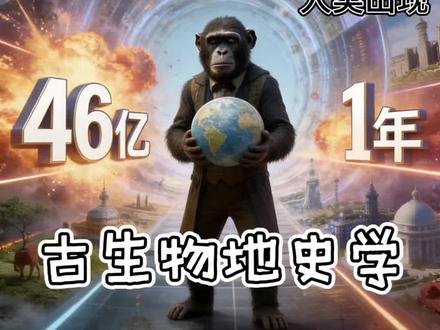 古生物地史学告我,如果地球历史是一年…… 古生物地史学,如果地球46亿年压缩成1年,那么
1月1日,地球诞生
1月-9月,没有生命
10月4日,最早生命
12月15日,生命大爆发
12月25日,恐龙出现
12月30日,恐龙灭绝
12月31日,18:40,最早人类祖先出现
12月31日,22:24,制造和使用工具的人出现
12月31日,最后一分钟,新石器时代,人类开始定居、种地、养牲畜。
最后1 秒,工业革命、电灯电话、飞机导弹、两次世界大战。
最后 0.1 秒,互联网时代,智能手机普及,AI爆发。
我们以为的漫长岁月,不过是宇宙的一瞬间。
我们执着的爱恨情仇,荣辱得失,简直连尘埃都不是。
但是生命这一瞬间,虽然短暂,却足够璀璨。
#独立思考 #知识科普 #地球 #古生物 #恐龙