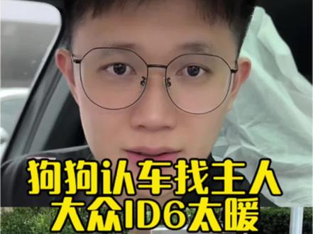 狗狗认车找主人,故事太暖太感人#波音达犬 #金宝 #大众ID6