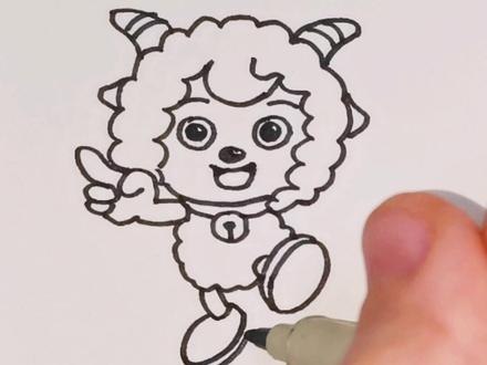 喜羊羊#萌知计划 #兴趣才艺 #简笔画 #一起学画画 #喜羊羊 #喜羊羊与灰太狼 @抖音青少年