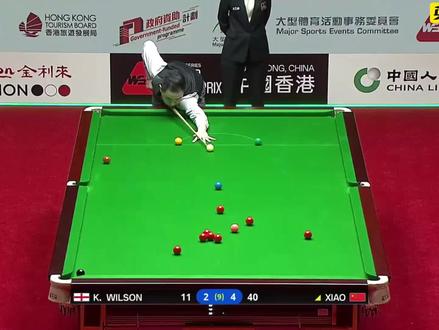 最新比赛,肖国栋首轮状态火热,远台精准上手5:2淘汰囧哥,晋级16强!#斯诺克 #台球 #肖国栋 #斯诺克世界大奖赛