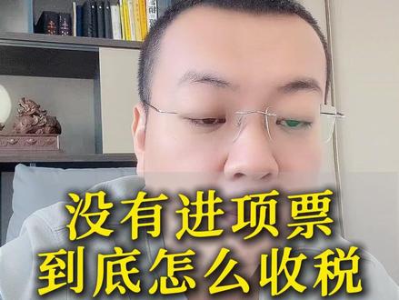 没有进项票 到底怎么收税 #电商 #聊电商 #电商税