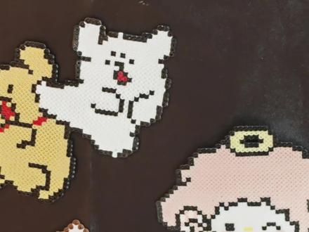 治愈性的拼豆😊#拼豆图案 #拼豆 #拼豆图纸 #拼豆豆手工