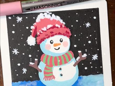 一分钟学会🎄圣诞雪人☃️|丙烯马克笔 可爱的圣诞雪人来啦~
快拿起笔试试吧!
完成的宝子们可以发在评论区交流哦🤩🤩🤩
所用画材⬇️
画笔🖌️梅森尼斯丙烯马克笔
画纸📄水彩纸(12*12)
#圣诞节 #雪人简笔画 #绘画教程 #梅森尼斯丙烯马克笔 #丙烯马克笔推荐