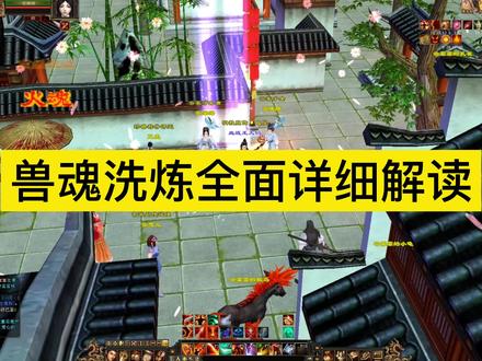 天龙八部怀旧服兽魂洗炼详细解读,人手必备一份的兽魂洗炼知识点 #天龙八部怀旧服 #九尾传说 #天龙怀旧兽魂洗炼