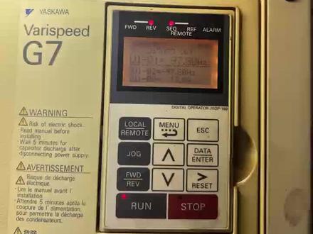 安川变频器G7系列端子控制模式调整频率方法