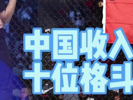 中国收入最高的十位格斗运动员,你最喜欢哪一个。中国顶级拳手的收入是多少?(全)#ufc #格斗 #拳击 #中国力量