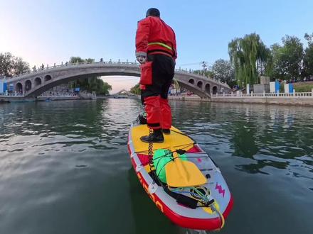 自制电动水翼起飞转向降落