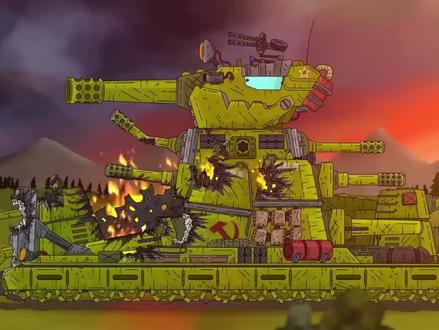 Akceltro坦克动画:Kv44 VS卡尔44