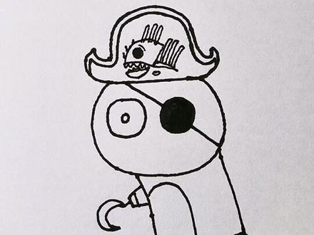 姐姐即兴画的海盗pk我费劲画的海盗,哪个好看?#萌知计划 #兴趣才艺 #简笔画 @抖音青少年