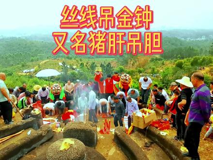 塘蓬名地“丝线吊金钟”,又名“猪肝吊胆”,2017祭了之后几年出了五位清华北大生!千真万确!而且全部都是十九代的。