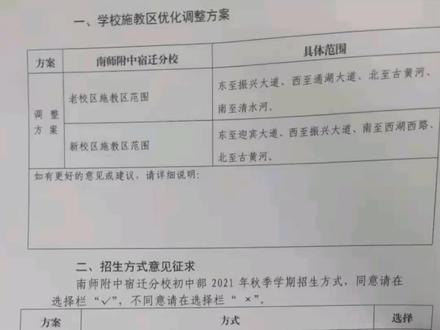 树人学区调整方案来了,树人老校区和新校区最新施教范围公布,你同意吗?
