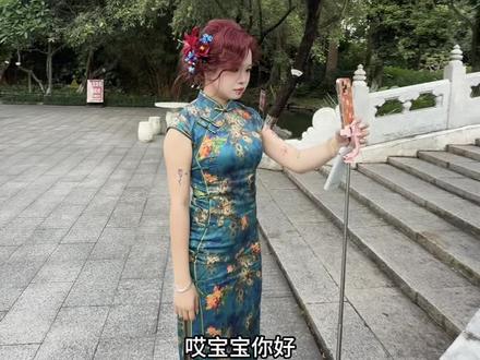 03后女摄在珠海抓美女拍照Day3@鹅仔 #旗袍 #摄影约拍