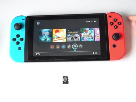 Switch内存卡插哪里?Switch SD卡怎么插? #任天堂switch #Switch