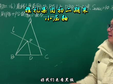 2025-2026雅礼集团初二期末小压轴?帅不过三秒!#初中数学