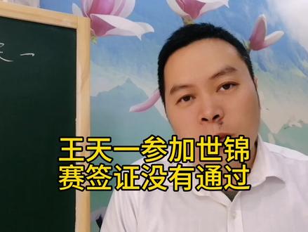 王天一参加世锦赛的签证没有通过#王天一 #许银川 #郑惟桐 #象棋