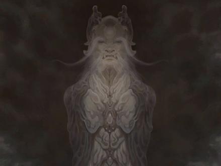 霸下,又名赑屃,形似龟,是龙之第六子,平生好负重,力大无穷。