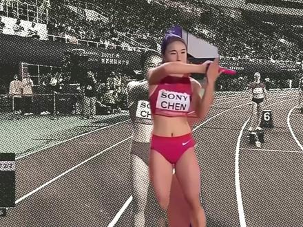 陈妤颉,中国女子短跑的大姐大! #陈妤颉